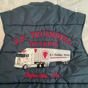 Vintage Hilton Active Apparel Trucker Vest-tagged large